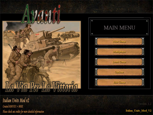 Italian Units Mod Image